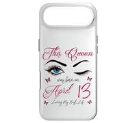 Carcasa para iPhone Air Esta Reina nació el 13 de Abril Viviendo mi Mejor Vida Reina