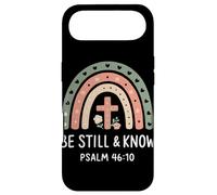 Carcasa para iPhone Air Estar quieto y Conocer Salmo 46:10 Arte Cristiano del Arco Iris