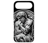 Carcasa para iPhone Air Estatua de Dios Griego Hombre Pensando Filiósofo Relámpago
