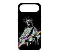 Carcasa para iPhone Air Estatua de la Libertad Rave Tocando Guitarra Gráfica EDM Art