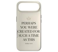 Carcasa para iPhone Air Ester 4:14 Corona Versículo de la Biblia Fe Mujeres