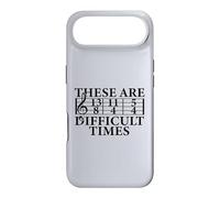 Carcasa para iPhone Air Estos Son Tiempos DIFÍCILES Funny Music Teacher Musician Meme