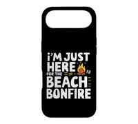 Carcasa para iPhone Air Estoy aquí para la Playa Hoguera Océano Puesta del Sol Fogata