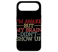Carcasa para iPhone Air Estoy Despierto Pero mi Cerebro no apareció Gracioso Diciendo Humor