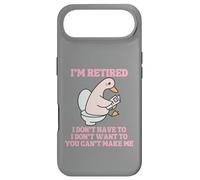 Carcasa para iPhone Air Estoy Jubilado Divertido Ganso jubilación Garabato