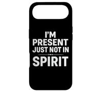 Carcasa para iPhone Air Estoy Presente, Simplemente No En Espíritu Divertido Caos Agotamiento Mental