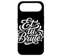 Carcasa para iPhone Air Et tu, Cita Latina Bruta Historia de la Antigua Roma