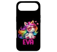 Carcasa para iPhone Air Eva Nombre Personalizado Colorido Unicornio Mujer Ni