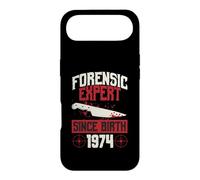 Carcasa para iPhone Air Experto forense Desde el Nacimiento 1974 Cumpleaños temático de crímenes Reales
