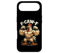 Carcasa para iPhone Air F-Caw-F Pollo Divertido Sarcasmo Ironía Crazy Screaming F-Caw-F