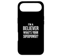 Carcasa para iPhone Air Faith Hope Belief I'm a Believer What's Your Superpower Gift