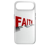 Carcasa para iPhone Air Faith Over Fear - Christian Minimal Text Graphic (White)