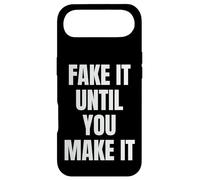 Carcasa para iPhone Air Fake It Until You Make It Sign Im Pretending to Work Boss