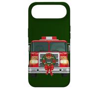 Carcasa para iPhone Air Familia de Fuentes Christmas Fire Truck Wreath Firefighter