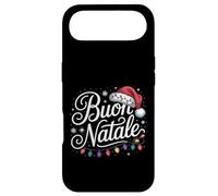 Carcasa para iPhone Air Familia Italiana Luces Navidad Rojo Santa Hat BUON Natale