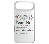 Carcasa para iPhone Air Fear For Not You Are Mine Isaiah 43:1 Bible Verse Christian