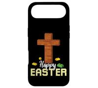 Carcasa para iPhone Air Feliz Pascua Bloque Constructor de Ladrillos de Construcción Jesús Cruz Fe
