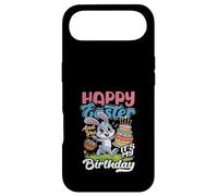 Carcasa para iPhone Air Feliz Pascua y sí, es mi cumpleaños, Divertido Pastel de Conejito