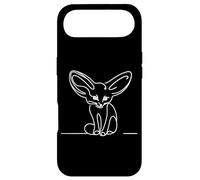 Carcasa para iPhone Air Fennec Fox Line Art Minimalista Desierto Animal Diseño