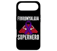 Carcasa para iPhone Air Fibromialgia Superhero Warrior Fighter Purple Ribbon