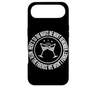 Carcasa para iPhone Air Fiesta de Copas de cóctel Here's To The Nights We Wont Remember