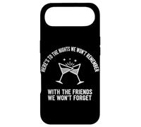 Carcasa para iPhone Air Fiesta de Copas de cóctel Here's To The Nights We Wont Remember