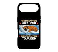 Carcasa para iPhone Air First They Steal Your Heart Then The Bed Boxer Dog Owner Fun