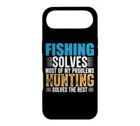 Carcasa para iPhone Air Fishing Solves Most of My Problems Hunting Funny Fishermen