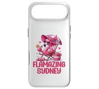 Carcasa para iPhone Air Flamazing Sydney Pink Flamingo Tropical Beach Scene Mujer