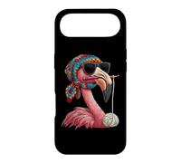Carcasa para iPhone Air Flamingo Animal Granny Square Crochet Yarn Crochet Lover