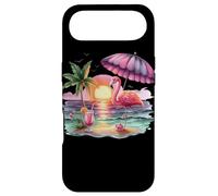 Carcasa para iPhone Air Flamingo Sunset Paradise Bajo El Paraguas Rosa