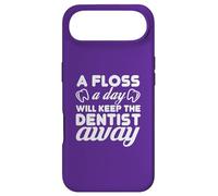 Carcasa para iPhone Air Floss Daily Keep Dentist Away Dental Humor Cita