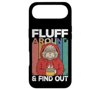 Carcasa para iPhone Air Fluff Around and Find out Funny Cat Adult Humor Kitten Owner