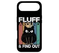 Carcasa para iPhone Air Fluff Around and Find out Funny Cat Adult Humor Kitten Owner