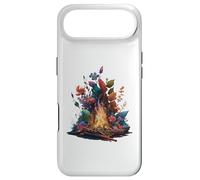 Carcasa para iPhone Air Fogata Forestal con Flora Vibrante y Fauna