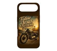 Carcasa para iPhone Air Follow Jesus He is The Way Christian Motorcycle Gospel Biker