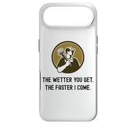 Carcasa para iPhone Air Fontanero Divertido Cuanto más húmedo te vuelves más rápido vengo. Fontanería