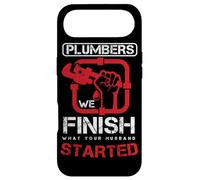 Carcasa para iPhone Air Fontanero Fontanería Acabado Lo Que Su Marido Empezó