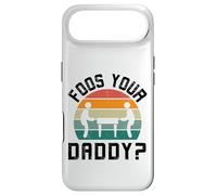 Carcasa para iPhone Air Foos Your Daddy Funny Futbolín Jugador del Juego Retro
