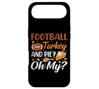 Carcasa para iPhone Air Football Turkey and Pie Oh My Funny Thanksgiving Thankful