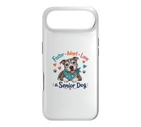 Carcasa para iPhone Air Foster Adopt Love A Senior Dog Rescue Pittie Cute Dog