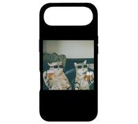 Carcasa para iPhone Air Foto Retro de Gatos con Cerveza Divertida, Divertida Fiesta de Gatos enfriados con Alcohol
