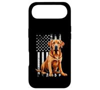 Carcasa para iPhone Air Fox Red Labrador Owner Dog USA Flag