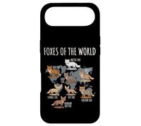 Carcasa para iPhone Air Foxes of The World Educational Chart Nature Species Wildlife