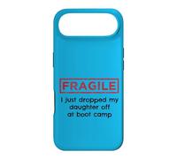 Carcasa para iPhone Air Frágil Acabo de Dejar a mi Hija en Boot Camp Military