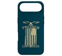 Carcasa para iPhone Air Freedom Isnt Free Patriotic Eagle Bird Diseño de Bandera Estadounidense