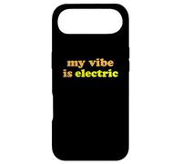 Carcasa para iPhone Air Fun My Vibe is Electric Funny Gen Z Millennial Saying