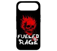 Carcasa para iPhone Air Funny Adult Humor, Skull on Fire Fueled by Rage