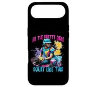 Carcasa para iPhone Air Funny All The Pretty Girls Squat Like This Softball Catcher