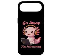 Carcasa para iPhone Air Funny Axolotls Go Away I'm Introverting Cute Kawaii Axolotl